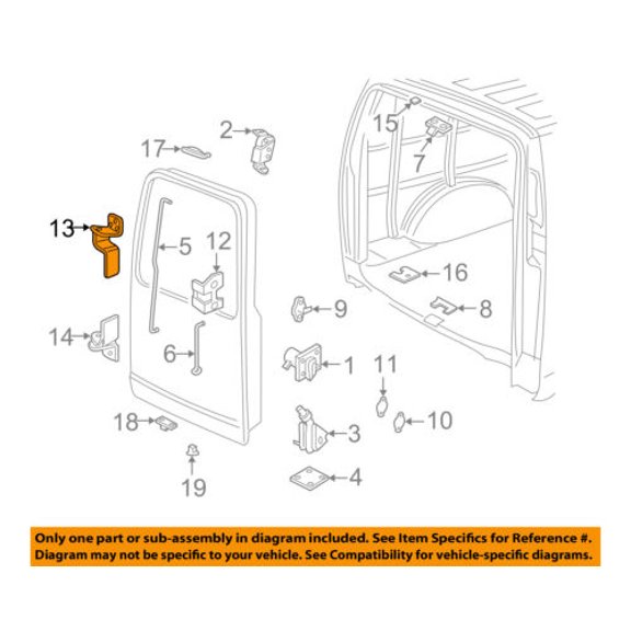 GM OEM Back Door-Upper Hinge 15994451