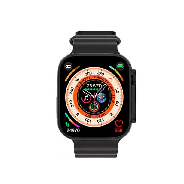 Reloj Inteligente Petukita Box con Bluetooth Modos Deportivos UNisex Negro