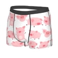 thumbnail image 5 of Goofa Kawaii Pigs Printed Men's Boxer Briefs Underwear, Moisture-Wicking Underwear, Trunk,Soft and Breathable Cotton Underwear-, 5 of 9