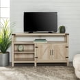 thumbnail image 5 of 58" Moderne Ferme Grange Porte Highboy TV Stand - Chêne Blanc, 5 of 5