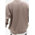 thumbnail image 6 of Fesfesfes Long Sleeve Shirt Mens Casual Patchwork Round Neck Warm Pullover Sweatshirt Blouse, 6 of 6