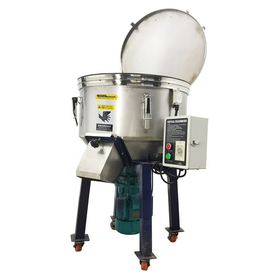 Industrial Powder Blender Mixer Vertical Plastic Particle Mixing Machine 50KG Stainless Steel