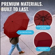 Repel Windproof Travel Umbrella, Auto Open Close Folding Umbrella Wind Tested to 100MPH