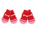 thumbnail image 1 of Calcetines antideslizantes para mascotas Colco 4 Piezas Interior Caliente Rojo S, 1 of 8