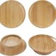 thumbnail image 5 of Reusable 4" Bamboo Wine Glass Charcuterie Toppers, 4 Pcs Set, 5 of 5