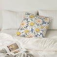 thumbnail image 6 of LNWH Decorative Pillow Covers, Elegant Lily Square Sofa Decorative Knit Pillow Case, 16"x16", 6 of 8