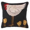 thumbnail image 1 of Peking Handicraft Poule avec 3 Poussins H.PLW PF 18X18 Pouces, 1 of 1