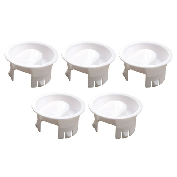 5-Pack Plastic Water Pitcher Replacement Lids for Beverage, Juice, and Jar Pitchers, Jug Lid Covers