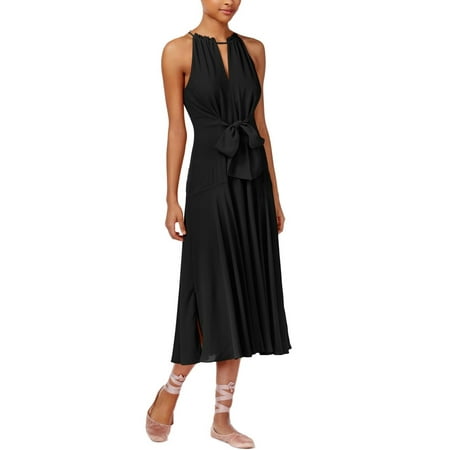 rachel roy halter tie neck womens dress