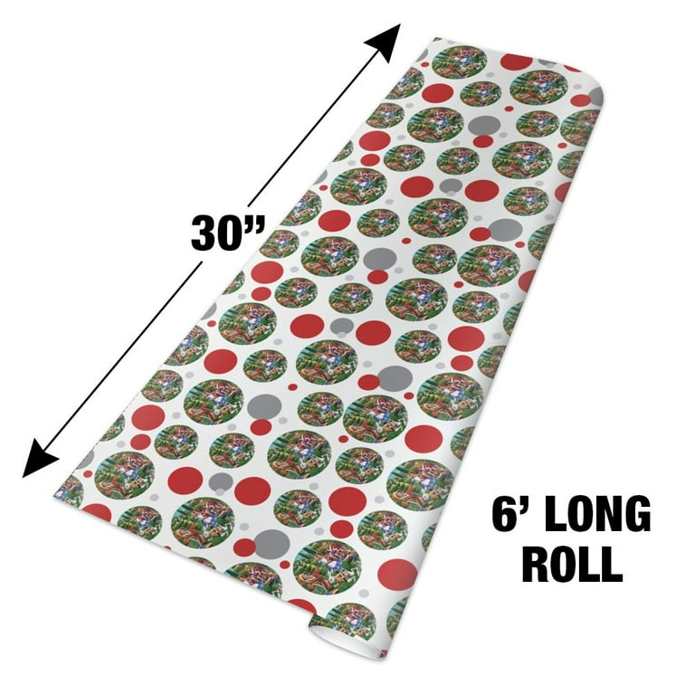 Alice in Wonderland Garden Party Premium Gift Wrap Wrapping Paper