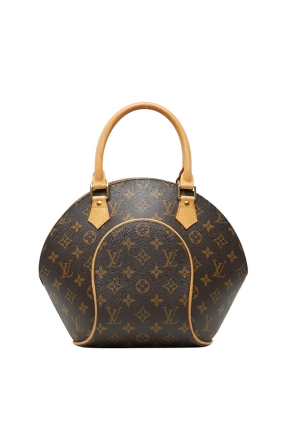 Pre-Owned Louis Vuitton Monogram Ellipse PM Handbag M51127 Brown Leather Women's LOUIS VUITTON