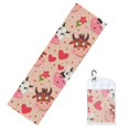 thumbnail image 2 of Picia Cow Flower And Heart Pattern Cooling Towels (40"x12") Cool Towel, Cold Towel, Microfiber Soft Breathable Chilly Ice Towel, 2 of 9
