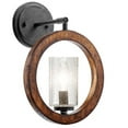 thumbnail image 3 of 43189AUB Kichler Lighting Rustic inspirations - 9.75 inches tall by 2.75 inches wide-Auburn Stained Finish, 3 of 3