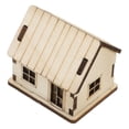 thumbnail image 1 of AMERTEER Diy Miniature House Kits Tiny 3d Wooden House Model Assembly Rustic Mini House Building Kit For Home Decor And Craft Projects, 1 of 8