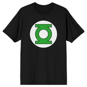 DC Comics Green Lantern Logo Men's Black Graphic Tee-5XL