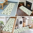 thumbnail image 5 of Spring Botanical 2'x6' Runner Rugs for Hallway Kitchen Bedside Non Slip Washable, Green Olive Berry Branches Leaves Fruit Entryway Rug Runners with Rubber Backing, Long Carpet Runner for Laundry Room, 5 of 8