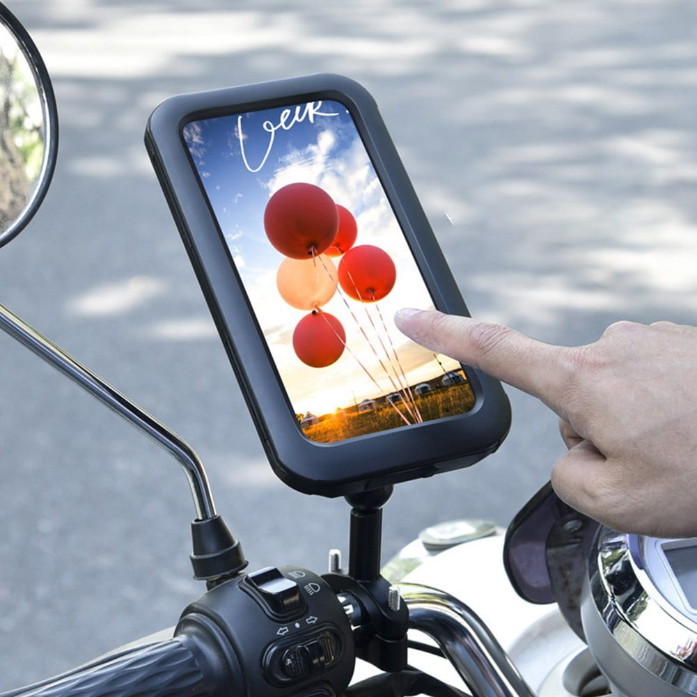 Bike Bicycle 360° Waterproof Phone Case Mount Holder For Various Mobile Phones
