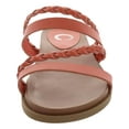 thumbnail image 4 of Women's Journee Collection Colette Strappy Slide Coral Faux Leather 7.5 M, 4 of 7