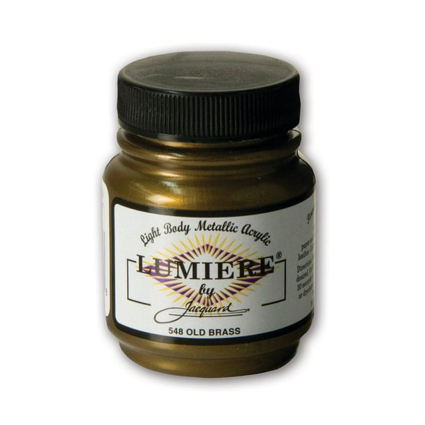 Jacquard Couleur Acrylique Lumiere 2,25 Oz, Vieux Laiton