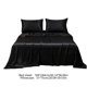 thumbnail image 3 of Juego de Sábanas y Fundas de Almohada de Satén Mate Suave y Liso, Tamaño Individual, 2 Piezas, Microfibra de Poliéster, Azul, Negro, Verde, Beige, Gris, Rosa, Morado, 3 of 6