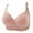 Beige, variant on Herrnalise Women's Lace Edge Vertical Stripe Back Bra Padded Bra Wireless Lingerie For women