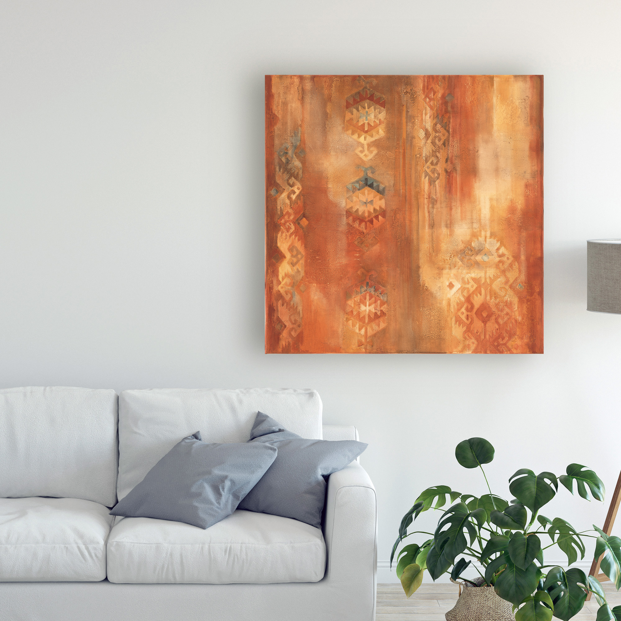 Trademark Fine Art 'Desert Sunset Ii' Canvas Art by Albena Hristova