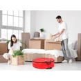 thumbnail image 6 of Unique Bargains 1 Pack Clothes Storage Bags Moving Bags Red 23.5*7in, 6 of 7