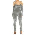 thumbnail image 1 of Naked Wardrobe Combinaison à Manches Longues pour Femmes, Pied-de-Poule/s, 1 of 2