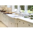 thumbnail image 6 of Farmhaus Fireclay Quatro Alcove Reversible Sink with a Fluted Front Apron and Decorative 2 1/2" Lip on One Side and 2" Lip on the Opposite Side, 6 of 6