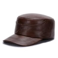 thumbnail image 1 of Plain Cap, Men Adjustable Structured PU Classic Baseball Cap Hat,Winter For Elderly Father ,Classic Design, 1 of 6