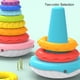 thumbnail image 3 of Juguete De Apilamiento Sensorial Montessori Para Niños Pequeños Juguete apilable Baño para bebé Desarrollo de habilidades motoras finas 7 anillos de arcoíris, 3 of 7