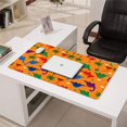 thumbnail image 3 of Long Mouse Pads for Desk,Orange Dinosaur Volcano Pattern Desk Mats on Top Of Desks, Desk Mouse Pad Extra Large with 3mm Non-Slip Base and Stitched Edge for Gaming,Office,Work,Home 31.5"x15.7", 3 of 6