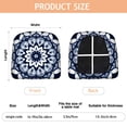 thumbnail image 3 of Blue Mandala Seat Covers for Dining Room Chairs Set Of 6,Stretch Printed Washable Chair Seat Cover with Elastic Ties and Button,Removable Waterproof Couch Cushion Covers, 3 of 6