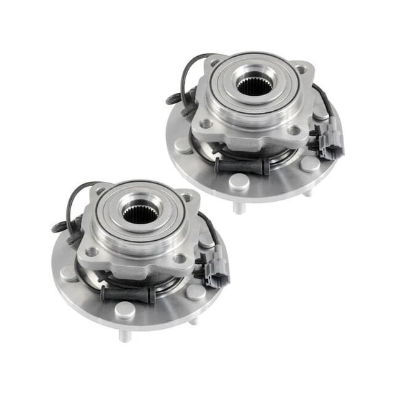 Rear Wheel Hub Assembly Set - Compatible with 2005 - 2013 Nissan Armada 2006 2007 2008 2009 2010 2011 2012