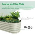 thumbnail image 4 of 17" Tall, 9 In 1 Modular Galvanized Metal Raised Garden Bed, 4 of 6