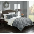 thumbnail image 1 of Chic Home BCS03218-BIB-US Pearl 7 Piece Comforter Set, Grey - Queen, 1 of 1