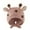 Pink, variant on Krdevn Baby Winter Hand Crochet Earflap Hat Cute Giraffe Horn Dot Embroidery Chin Tie Lined Soft Windproof Warm Adjustable Unisex Headwear for Toddler Boys Girls
