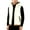 Beige, variant on Zedker Men's Hooded Puffer Jacket Vest Winter Warm Sleeveless Jacket Zipper Quilted Puffy Vests with Pockets Beige L