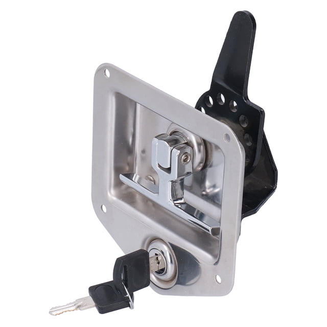 Pestillo de puerta para autocaravana, pestillo de puerta de remolque, cerradura de puerta para RV, cerradura con manija en T para remolque, durabilidad comprobada