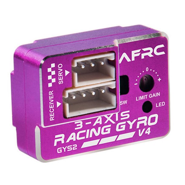 -2 V4 3-AXIS Racing Gyro Drift Car Stabilizer EPA AVCS para MINI 1/28 1/24 1/10 Car Model DIY Upgrade,