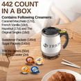 thumbnail image 2 of International Delight Coffee Creamer Singles Variety Pack with Sweetener Packets and Sugar Packets Assortment - 442ct - Caramel Macchiato and 3 More Flavored Creamer Pods, 2 of 8