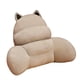 thumbnail image 2 of Cojín para respaldo de silla con brazos, almohada de cintura para cama, cómodo cojín de respaldo de felpa para dormitorio, sofá, oficina, lectura Gris perfecl almohada de lectura, 2 of 8