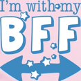 thumbnail image 2 of CafePress - I'm With My BFF (BOTH) Infant Bodysuit - Baby Light Bodysuit, Size Newborn - 24 Months, 2 of 4