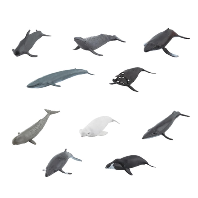 Juguetes Educativos Sunnimix 10 Uds Figuras de simulación Ballena