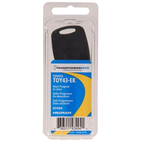 TOY43-EK Toyota Transponder Key