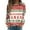 Watermelon Red, variant on Women's Fashion Casual Long Sleeve Christmas Printed Neck Sweatshirt Top, Raglan Sleeve Design, Comfortable Pullover for Women, Festive Holiday Wear,Dark Green,S
