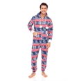 thumbnail image 1 of Combinaison de Pyjama Unisexe pour Hommes Adultes une Pièce Sans Pieds, 1 of 8