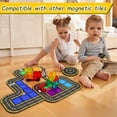thumbnail image 5 of FunMagic Magnetic Tiles Road Set, Stem Magnet Building Blocks Montessori Educational Toy Gifts for 3+ Year Old Boys & Girls, 5 of 7