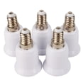 thumbnail image 2 of 5X ADATTATORE CONVERTITORE RIDUZIONE LAMPADE DA E14 A E27 PORTALAMPADE EM, 2 of 8