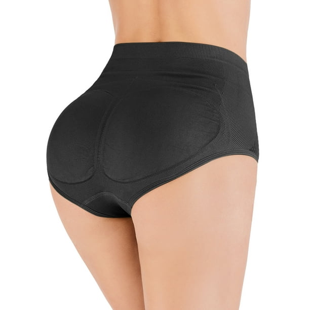 Generic Fake Seamless Women Body Shaper Slimming Panties Shapewear Hip  Enhancer Booty Pad Push Up Lifter Pant Underwear(#Side Hook - Black) @ Best  Price Online